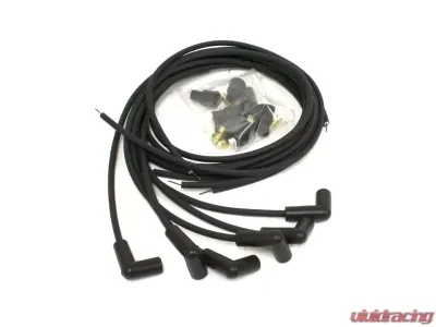 PerTronix 706190 Flame-Thrower Spark Plug Wires British Universal 90 Degree Black (6 cyl) - 706190