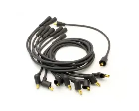 PerTronix 708104 Flame-Thrower Spark Plug Wires (Custom Fit Black) Ford (8 cyl)