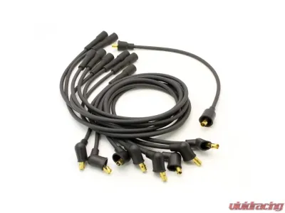 PerTronix 708104 Flame-Thrower Spark Plug Wires (Custom Fit Black) Ford (8 cyl) - 708104