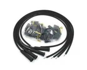 PerTronix 804280 Flame-Thrower Spark Plug Wires 8mm Universal 180 Degree Black (4 cyl)