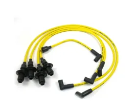 PerTronix 804505 Flame-Thrower Spark Plug Wires 8mm VW Male Cap Yellow (4 cyl)