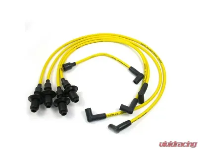 PerTronix 804505 Flame-Thrower Spark Plug Wires 8mm VW Male Cap Yellow (4 cyl) - 804505