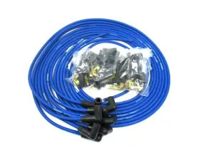 PerTronix 808390 Flame-Thrower Spark Plug Wires 8mm Universal 90 Degree Blue (8 cyl)