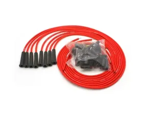 PerTronix 808480 Flame-Thrower Spark Plug Wires 8mm Universal 180 Degree Red (8 cyl)