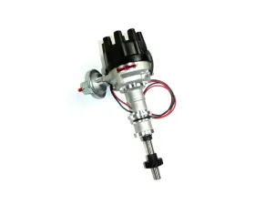 PerTronix D134620 Flame-Thrower Electronic Distributor Cast with Ignitor Technology Vacuum Advance Black Cap Ford 351C-460