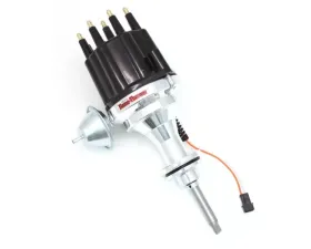 PerTronix D341710 Flame-Thrower Electronic Distributor Billet Magnetic Trigger 273-360 Black Male Cap Vacuum Advance Chrysler | Dodge | Plymouth