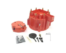 PerTronix D4001 Flame-Thrower HEI Distributor Cap and Rotor Kit Red
