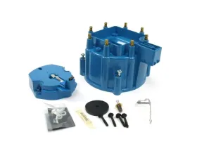PerTronix D4002 Flame-Thrower HEI Distributor Cap and Rotor Kit Blue