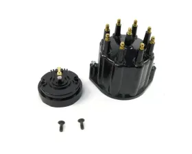 PerTronix D600710 Cap Male Black and Rotor inder Flame-Thrower Billet Distributor (8 cyl)