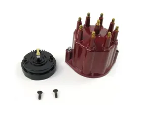 PerTronix D600711 Cap Male Red and Rotor inder Flame-Thrower Billet Distributor (8 cyl)