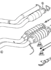 Active Autowerke Exhaust Section 1 w/ High Flow Catalysts BMW E46 M3                                     - 11-010 - Image 5