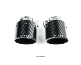 Kline Innovation Carbon Fiber Tips Porsche 991.2 Carrera 3.0 Turbo