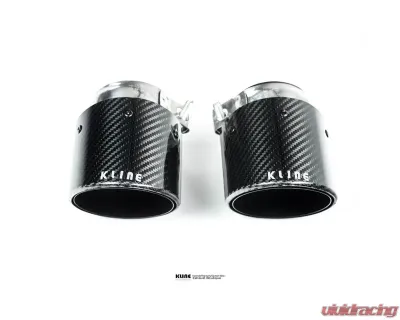 Kline Innovation Carbon Fiber Tips Porsche 991.2 Carrera 3.0 Turbo - KL-991.2CR-CFT