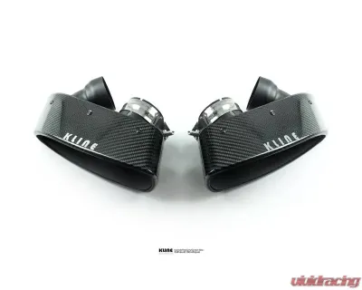 Kline Innovation Carbon Fiber Tips Porsche 991TT Gen 2 - KL-991TT.2-CFT