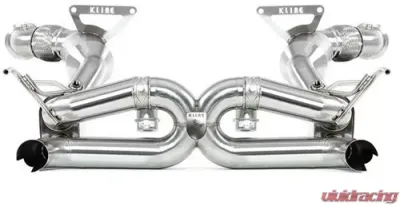 Kline Innovation 200cel Cat Pipe Ferrari 488 PISTA - KL-FER-488P-200-CS-SS