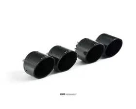 Kline Innovation Carbon Fiber 127mm Quad Tips Nissan GTR