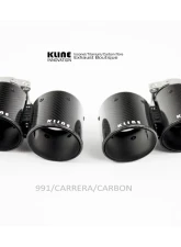 Kline Innovation Carbon Fiber Tips Porsche 991 Carrera                                     - KL-991CR-CFT - Image 3