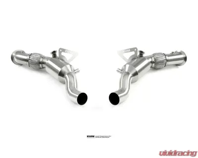 Kline Innovation 100 Cell Cat Pipe Set Ferrari F8 Tributo 2020-2021 - KL-FER-F8-100-CS-SS