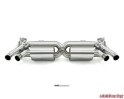 Kline Innovation Valvetronic Silencer Section Side Quad Exit Porsche 991.2 Carrera - KL-POR-991.2CR-VALVE-SIDE-RS-SS