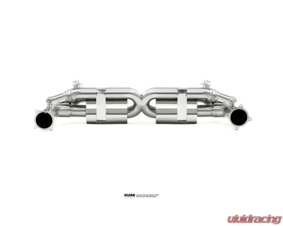 Kline Innovation Valvetronic Silencer Section Side Quad Exit Porsche 991.2 Carrera - KL-POR-991.2CR-VALVE-SIDE-RS-SS