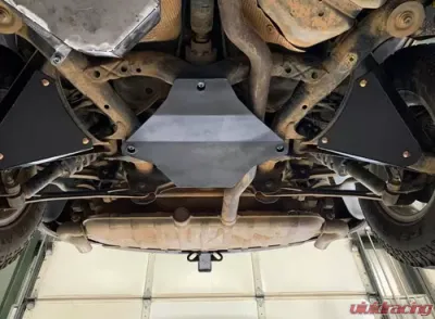 Eurowise Rear Diff Skid Plate Porsche Cayenne|Volkswagen Touareg|Audi Q7 2002-2017 - EWOR100