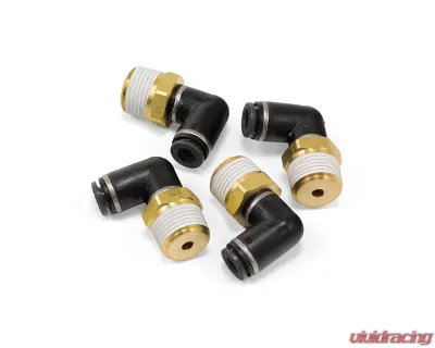 Air Lift Performance Elbow Male - 3/8" MNPT x 1/4" PTC - 21847