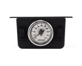 Air Lift Performance Dual Needle Gauge Panel with 2 Switches 200 PSI
