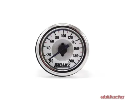 Air Lift Performance Single Needle Gauge 200 PSI - 26227