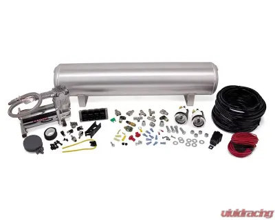 Air Lift Performance 4-Way Manual Control system 1/4" Air Lines, 4 Gallon Tank, 444 Compressor - 27666