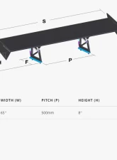 Aeromotions S2.Dynamic 65" Wing Nissan GT-R R35 2009-2021                                     - AM-GTRR35-S2 - Image 2