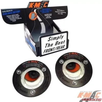 K-Mac Stage 1 Front Camber & Caster Strut Mount Kit BMW 1/5/6/3/Z3/X/Z4/M5 Series 91-18 - 192416-1J