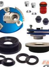 K-Mac Stage 3 Full Race Front Camber & Caster Strut Mount Kit BMW 1/5/6/3/Z3/X/Z4/M5 Series 91-18                                     - 192416-3L - Image 2