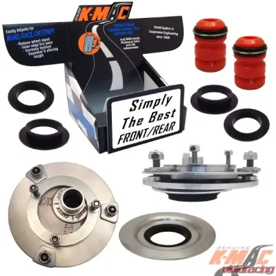 K-Mac Stage 2 Street | Race Front Camber & Caster Strut Mount Kit BMW M3 Series F80 | M4 Series F82/F83 14-20 - 192716-2P