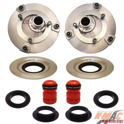 K-Mac Stage 2 Street | Race Front Camber & Caster Strut Mount Kit BMW M3 Series F80 | M4 Series F82/F83 14-20 - 192716-2P