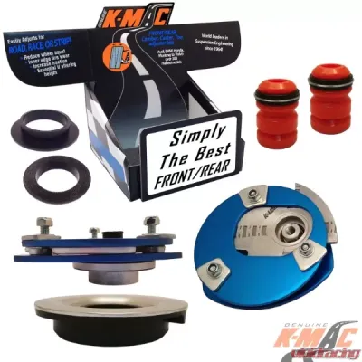 K-Mac Stage 2 Street | Race Front Camber & Caster Strut Mount Kit BMW 5 Series E12 | 6 Series E24 76-82 - 193216-2L