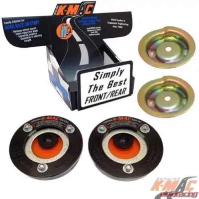 K-Mac Stage 1 Front Camber & Caster Strut Mount Kit BMW 5 Series E34 | 7 Series E32 | M5 Series E34 88-96 - 193416-1J