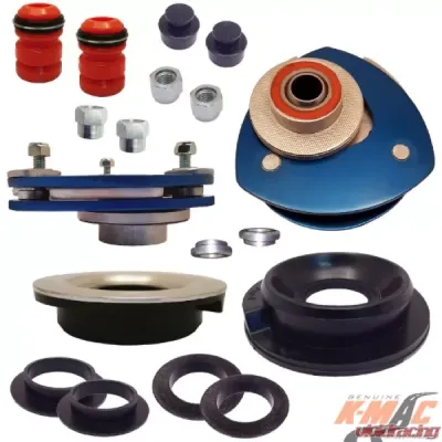 K-Mac Stage 2 Street | Race Front Camber & Caster Strut Mount Kit BMW 5 Series E34 | 7 Series E32 | M5 Series E34 88-96 - 193416-2L