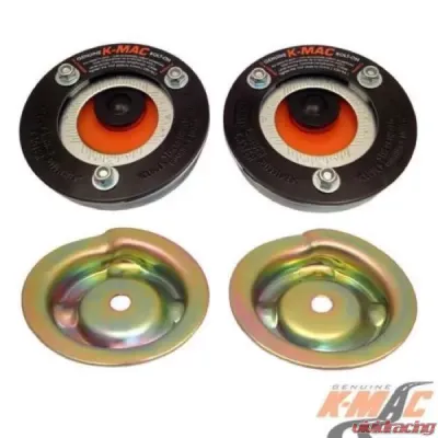 K-Mac Stage 3 Full Race Front Camber & Caster Strut Mount Kit BMW 5 Series E34 | 7 Series E32 | M5 Series E34 88-96 - 193416-3L