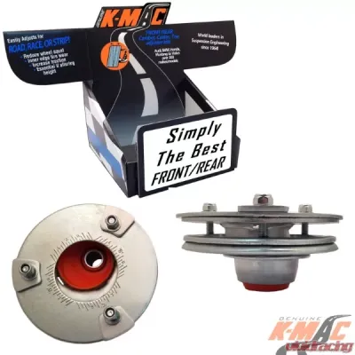 K-Mac Stage 1 Front Camber & Caster Strut Mount Kit BMW 5/7/M5/M6 Series 94-10 - 193616-1J