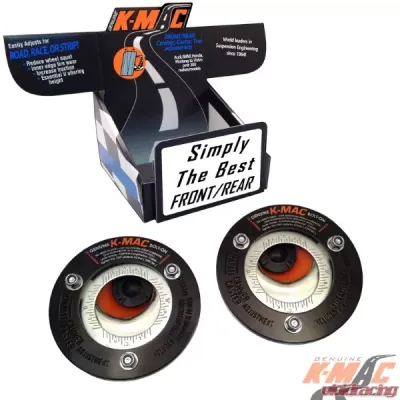 K-Mac Stage 1 Front Camber & Caster Strut Mount Kit BMW 7 Series E23 1977-1986 - 193816-1J