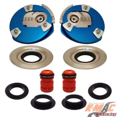 K-Mac Stage 2 Street | Race Front Camber & Caster Strut Mount Kit BMW 7 Series E23 1977-1986 - 193816-2L