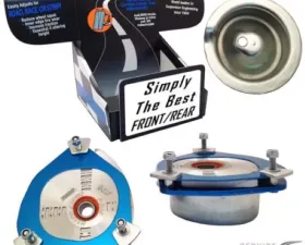 K-Mac Stage 2 Street | Race Front Camber & Caster Strut Mount Kit BMW Mini MK I Series R5X | One | Cooper | Cooper S 2002-2006