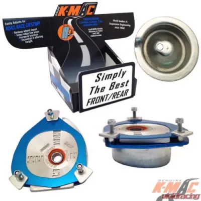 K-Mac Stage 2 Street | Race Front Camber & Caster Strut Mount Kit BMW Mini MK I Series R5X | One | Cooper | Cooper S 2002-2006 - 195116-2L
