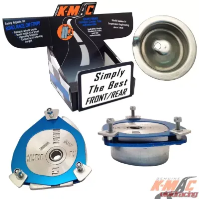 K-Mac Stage 2 Street | Race Front Camber & Caster Strut Mount Kit BMW Mini MK II Series 2006-2014 - 195216-2L