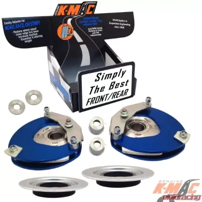 K-Mac Stage 3 Full Race Front Camber & Caster Strut Mount Kit BMW 2 Series F45/F46 | X1 Series F48  14-19 - 195316-3N