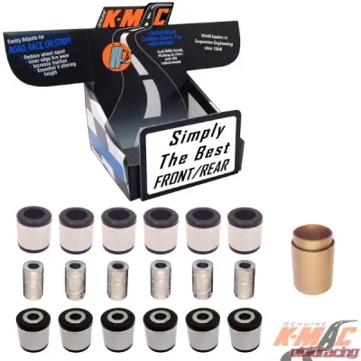 K-Mac Rear Bushing Kit Full Set Mercedes E/SL/CL/190/C/CLK/SLK Class 82-18 - 501528K