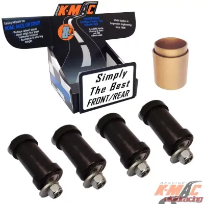 K-Mac Front Camber & Caster Adjustable Bushing Kit Mercedes E/SL/190 Class 82-01 - 501716J