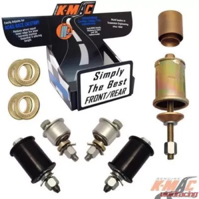 K-Mac Rear Camber & Extra Toe Adjustable Bushing Kit Mercedes C/GLK/E/CL/S/CLS/GLC Class 00-18 - 502226K