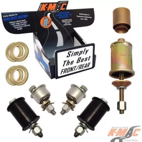 K-Mac Rear Camber & Extra Toe Adjustable Bushing Kit Mercedes E/CL/CLS/S/SL Class 01-19 - 502526K