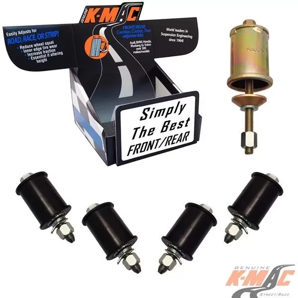 K-Mac Rear Camber & Extra Toe Adjustable Bushing Kit Mercedes M/GL/GLE/R Class 06-19 - 504026K